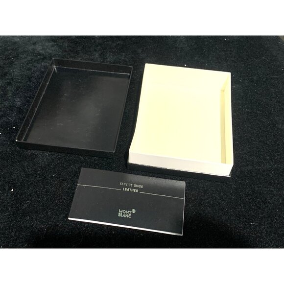 Montblanc Wallet Box Presentation Display Hard Case Black Empty 38036 - Picture 4 of 7